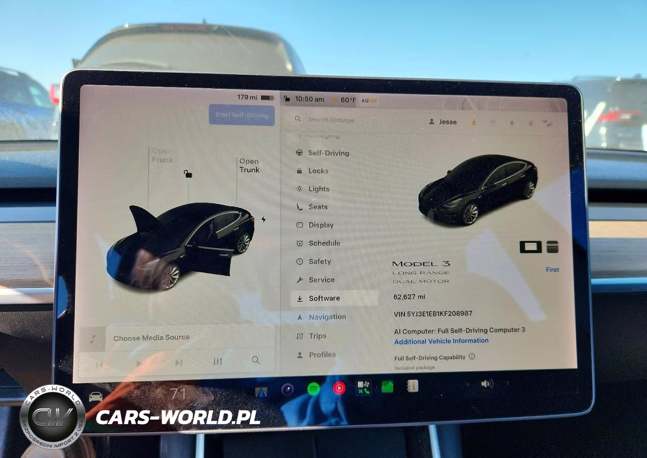 2019 Tesla Model 3 VIN:5YJ3E1EB1KF208987 - 9