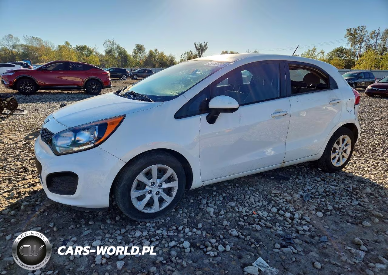 2014 Kia Rio Lx VIN:KNADM5A35E6420043 - 1
