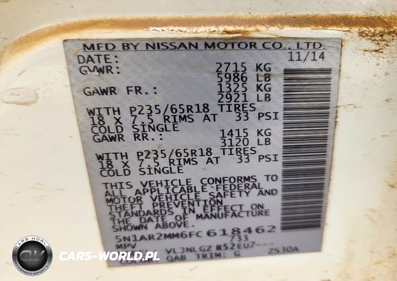 2015 Nissan Pathfinder Sl VIN:5N1AR2MM6FC618462 - 13