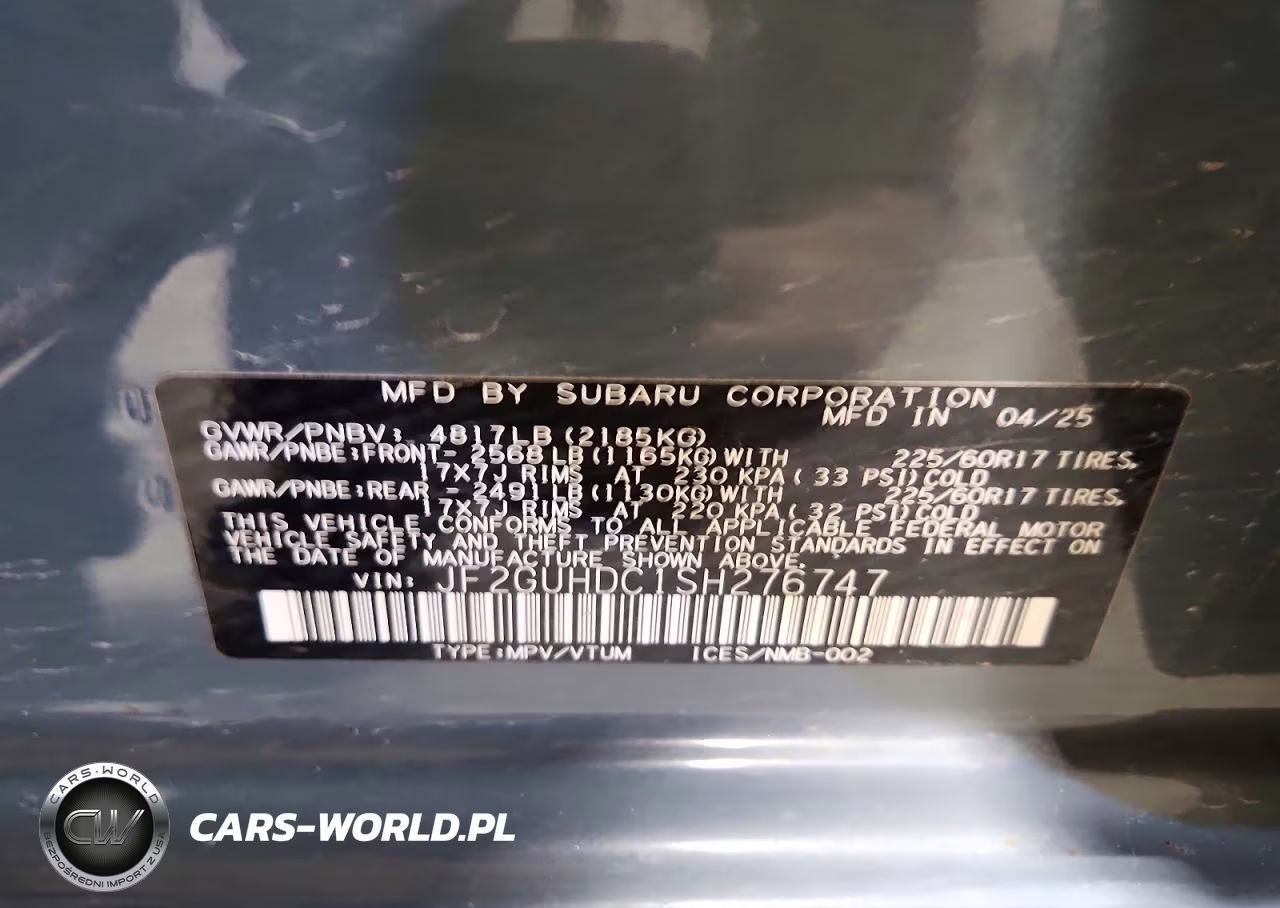 2025 Subaru Crosstrek Premium VIN:JF2GUHDC1SH276747 - 13