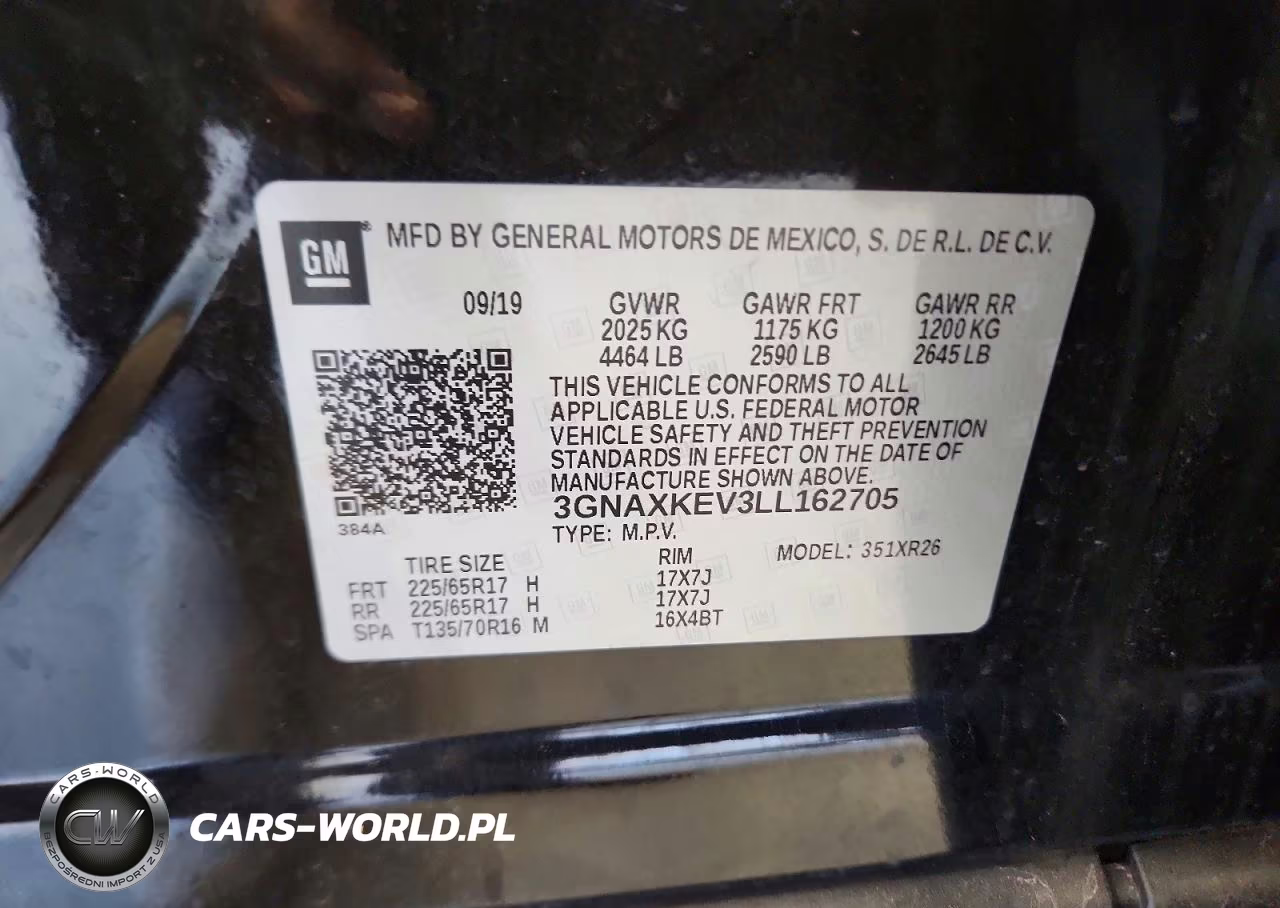 2020 Chevrolet Equinox Lt VIN:3GNAXKEV3LL162705 - 13