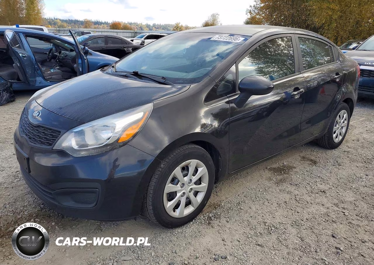 2013 Kia Rio Lx VIN:KNADM4A34D6178032 - 1
