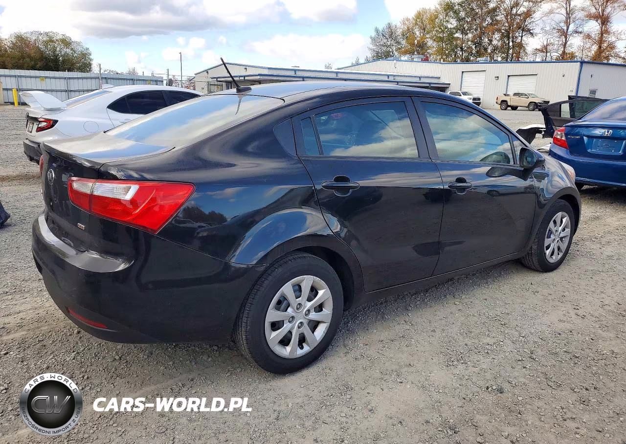 2013 Kia Rio Lx VIN:KNADM4A34D6178032 - 3
