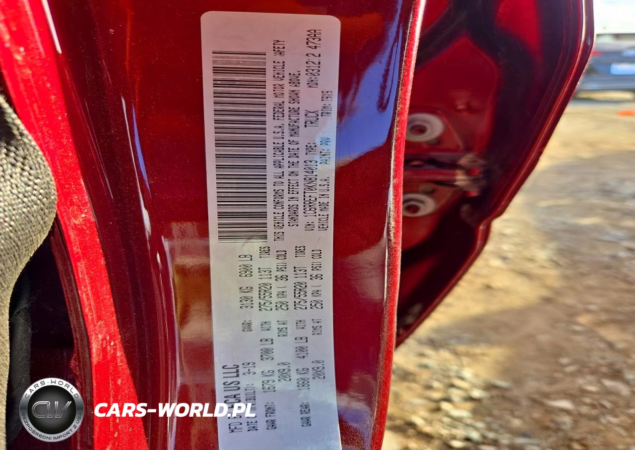 2019 Ram 1500 Big Horn-Lone Star VIN:1C6RREFT0KN814013 - 13