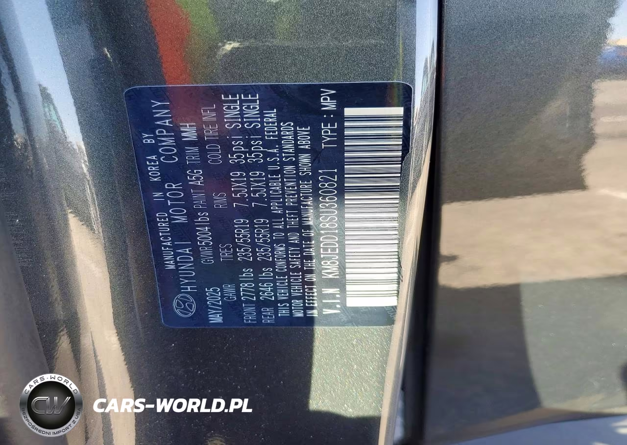 2025 Hyundai Tucson Limited VIN:KM8JEDD18SU360821 - 13
