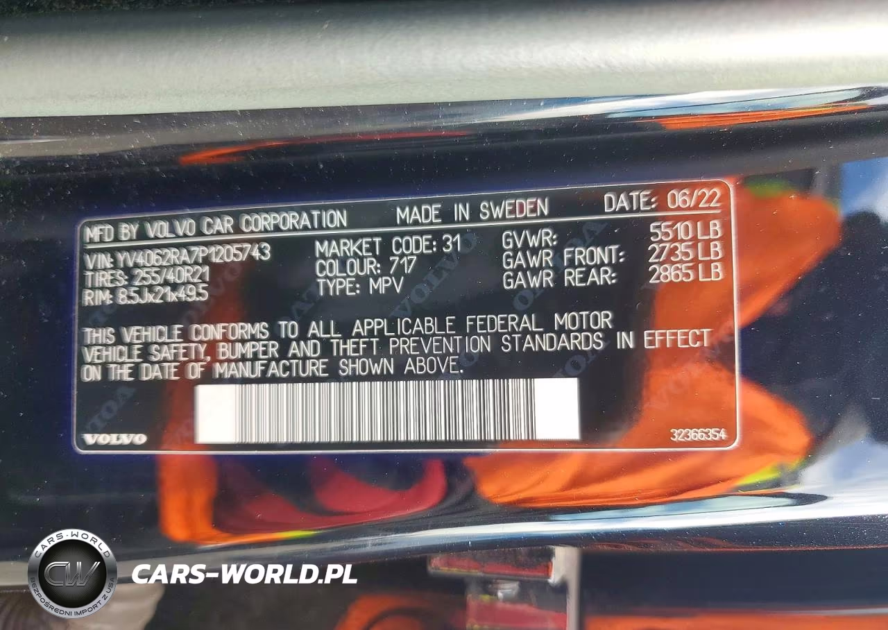 2023 Volvo Xc60 Ultimate VIN:YV4062RA7P1205743 - 13