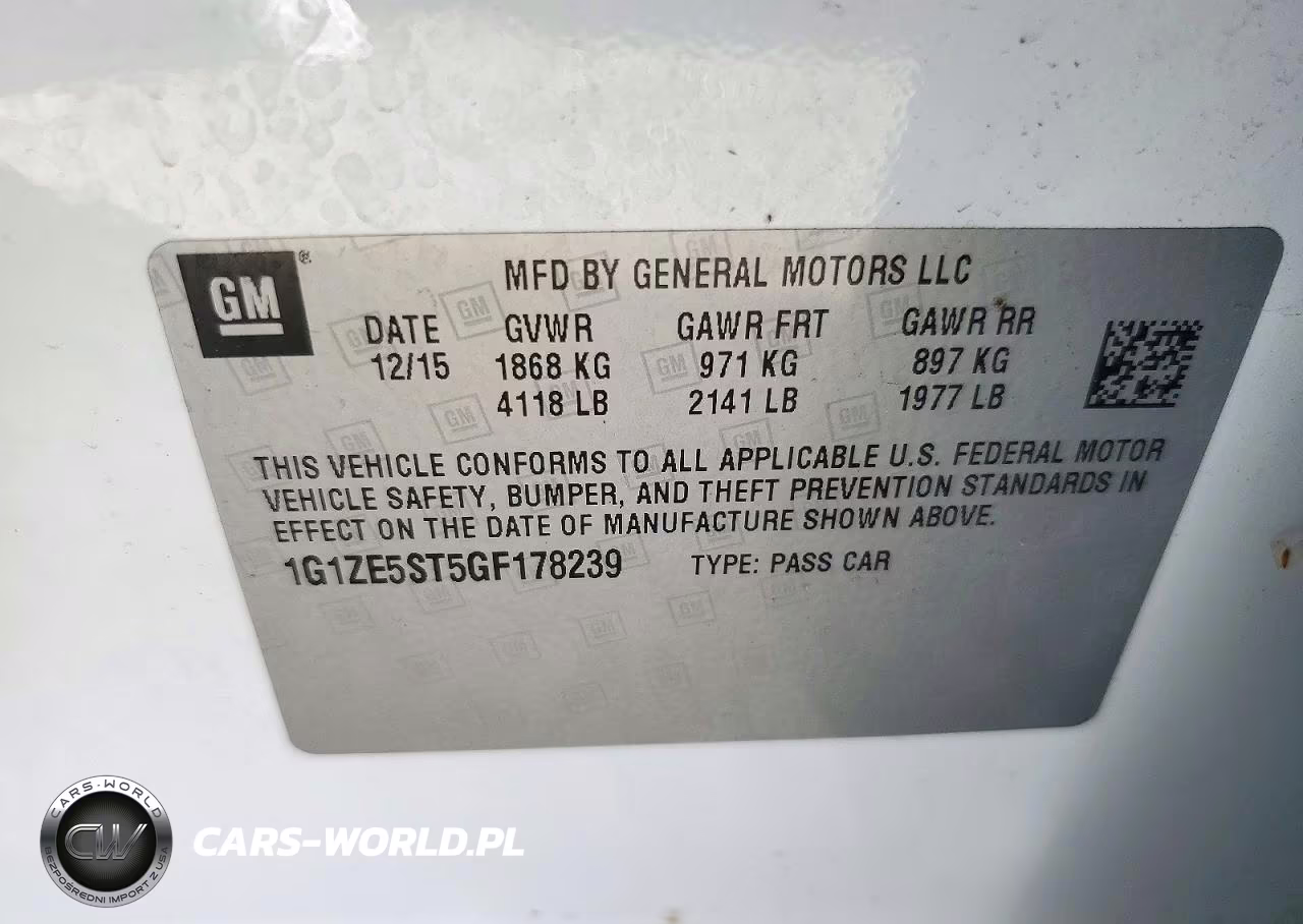 2016 Chevrolet Malibu Lt VIN:1G1ZE5ST5GF178239 - 12