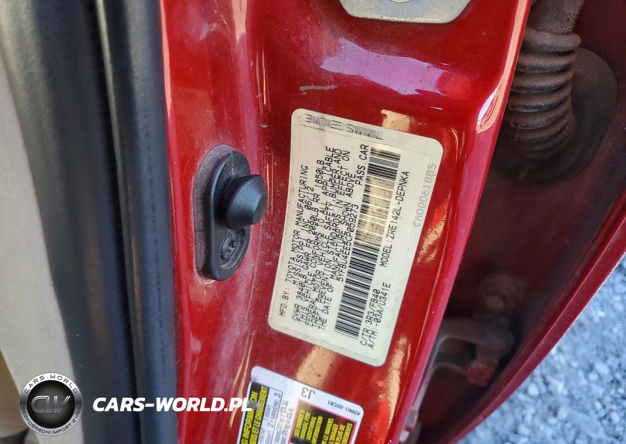 2012 Toyota Corolla Base VIN:5YFBU4EE5CP059273 - 12