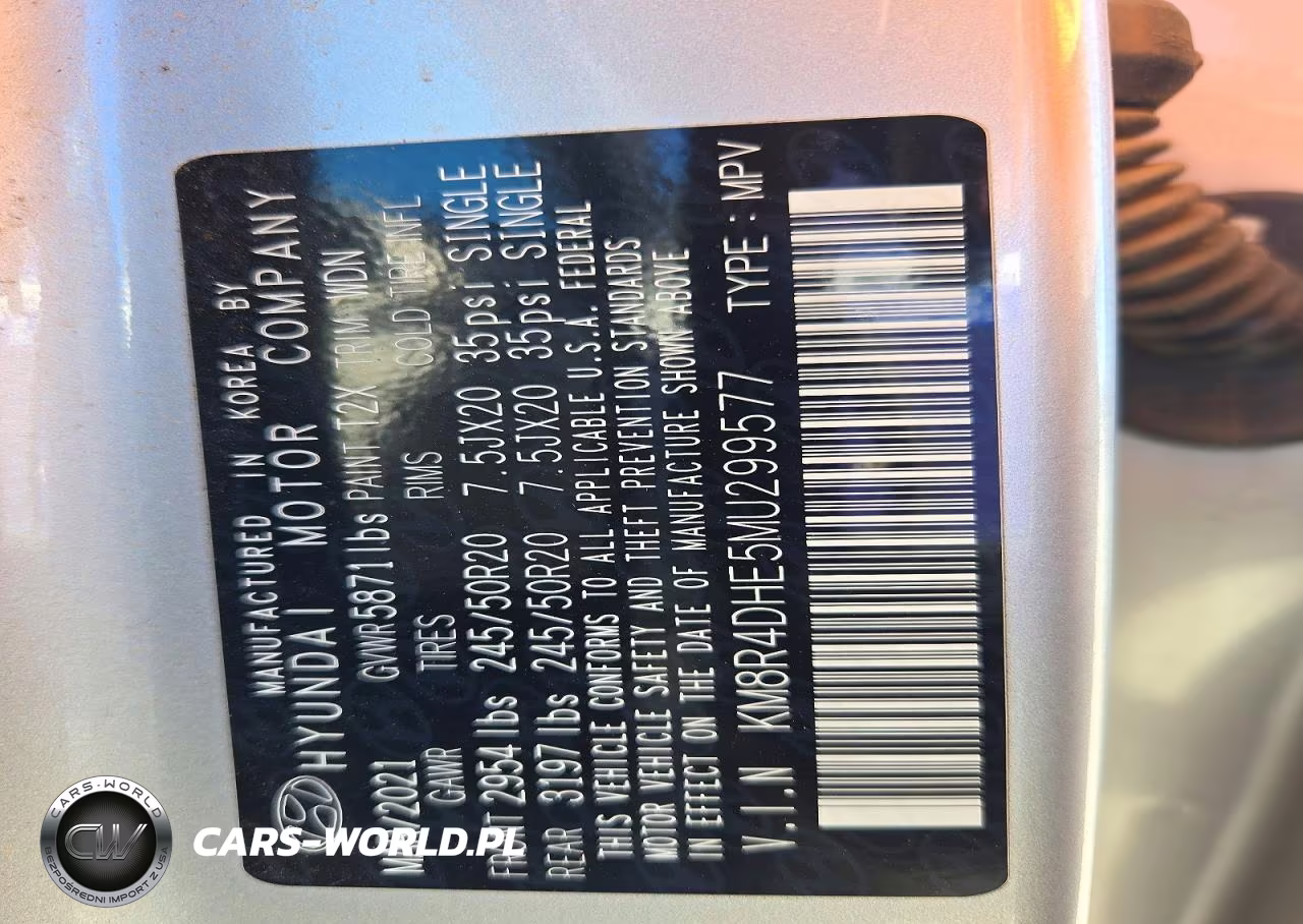 2021 Hyundai Palisade Sel VIN:KM8R4DHE5MU299577 - 13