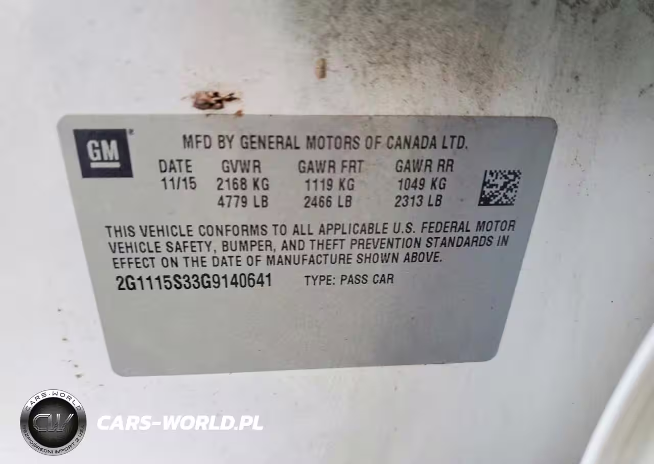 2016 Chevrolet Impala Lt VIN:2G1115S33G9140641 - 12