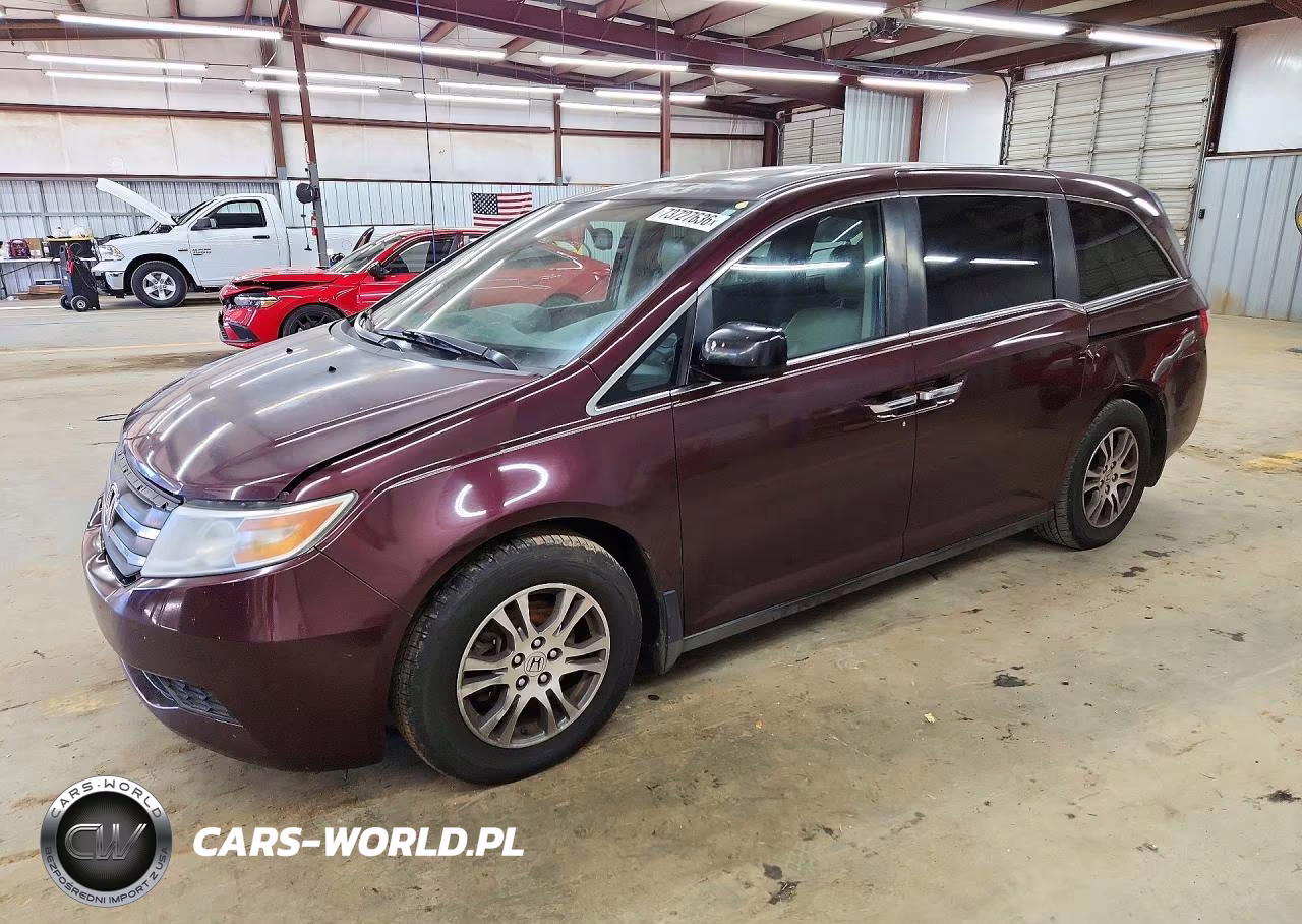 2013 Honda Odyssey Exl VIN:5FNRL5H66DB075281 - 1