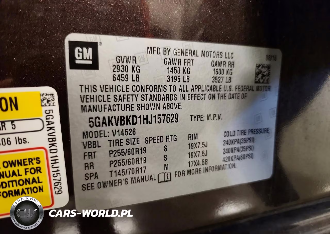 2017 Buick Enclave VIN:5GAKVBKD1HJ157629 - 13