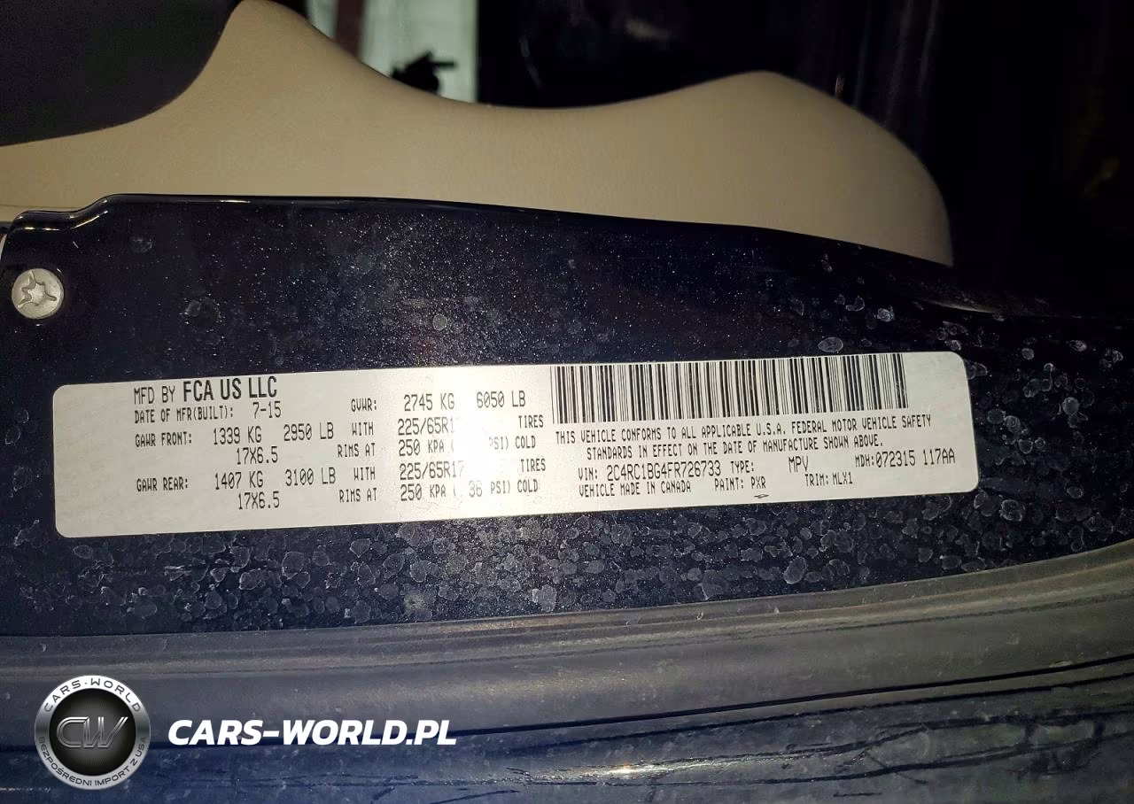 2015 Chrysler Town & Country Touring VIN:2C4RC1BG4FR726733 - 13