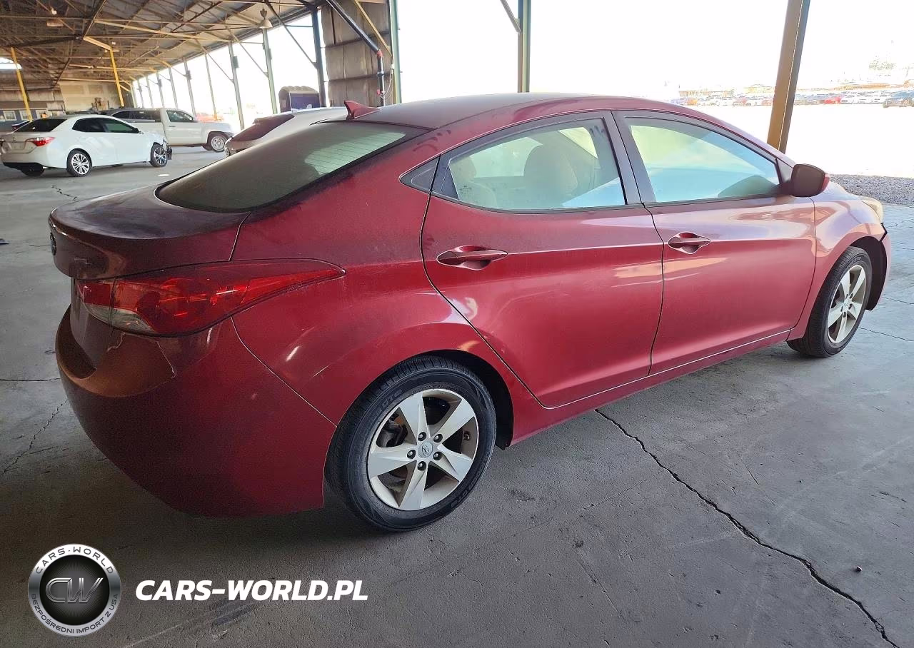2013 Hyundai Elantra Gls VIN:KMHDH4AE0DU527431 - 3