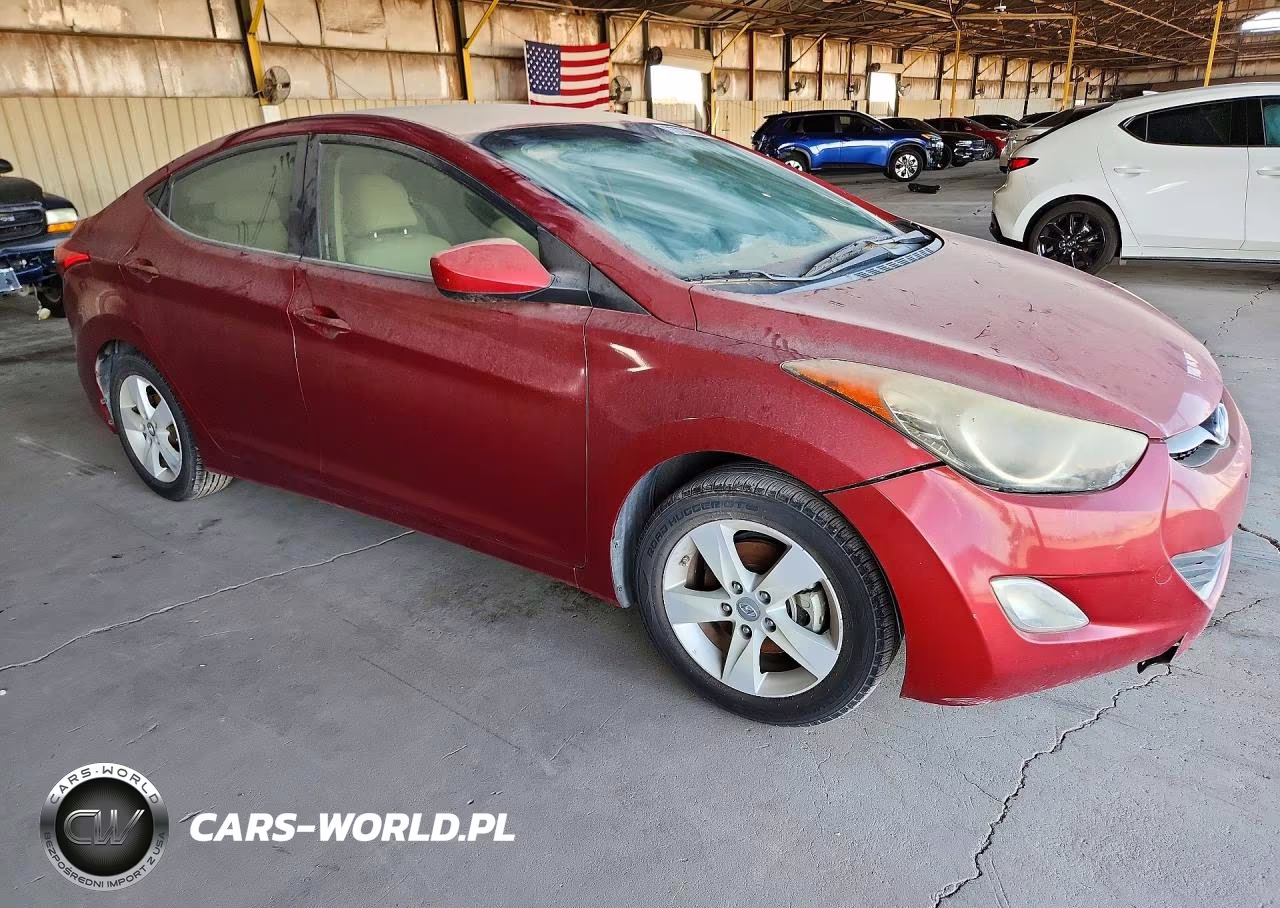 2013 Hyundai Elantra Gls VIN:KMHDH4AE0DU527431 - 4