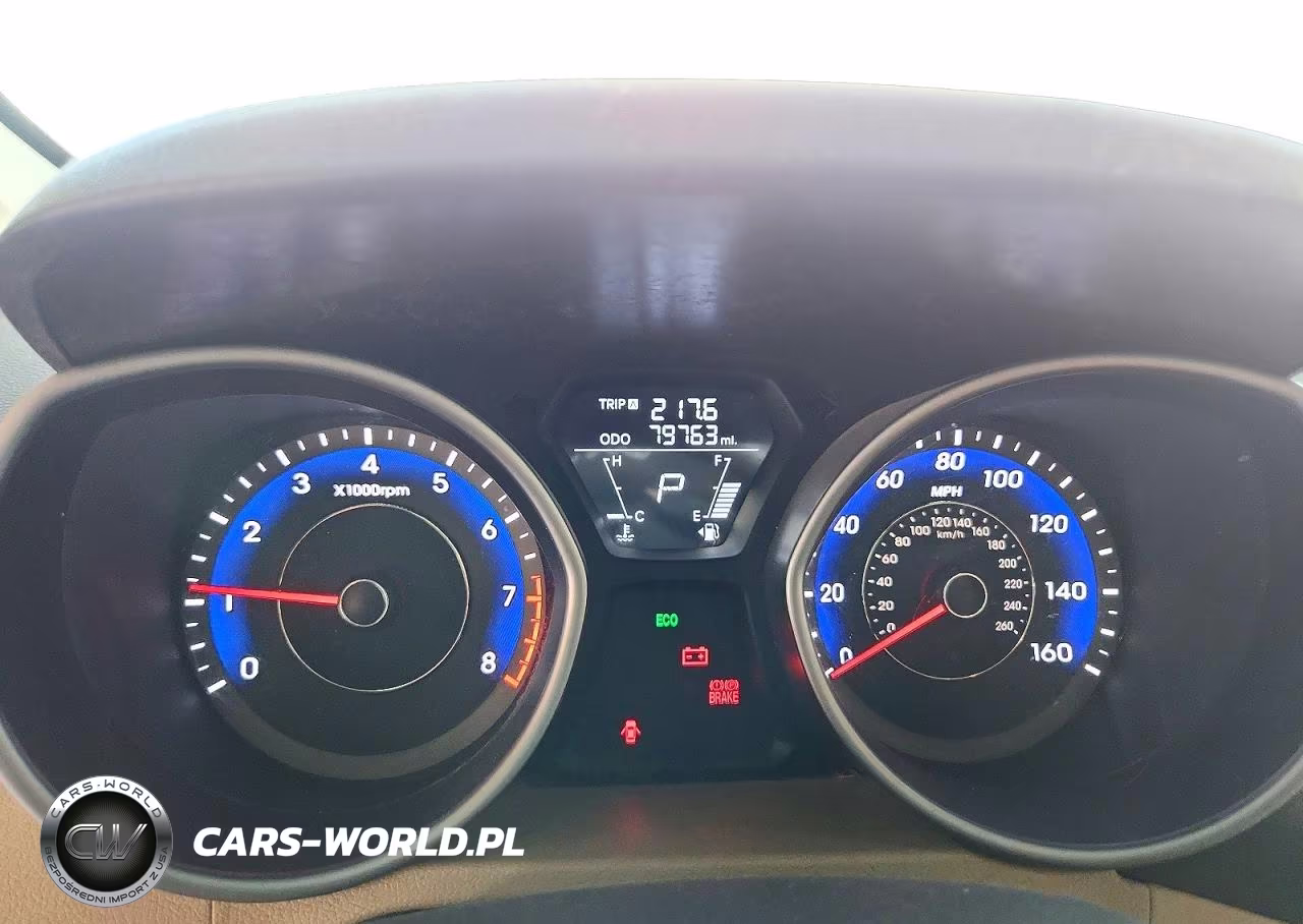 2013 Hyundai Elantra Gls VIN:KMHDH4AE0DU527431 - 9