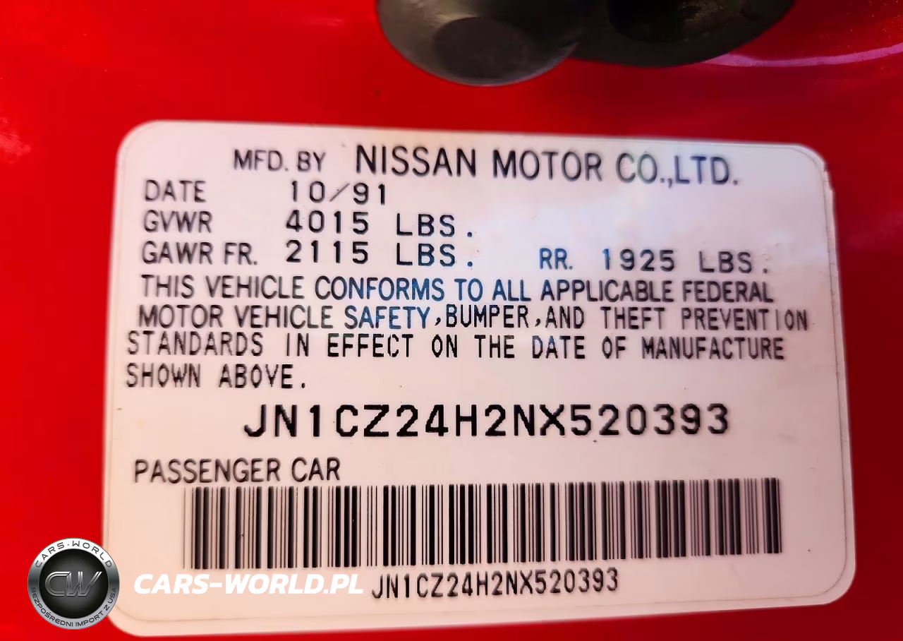 1992 Nissan 300Zx VIN:JN1CZ24H2NX520393 - 12