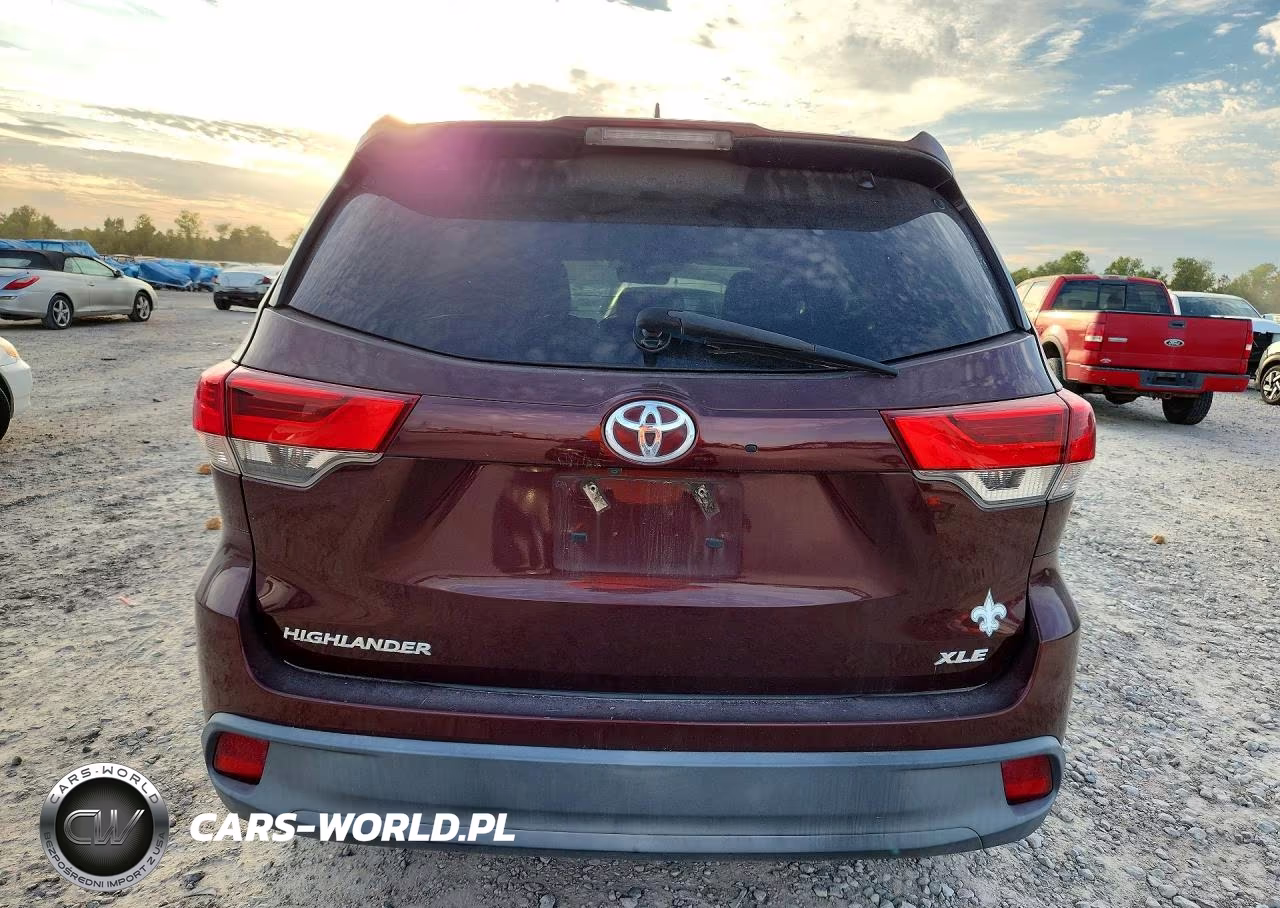 2019 Toyota Highlander Xle VIN:5TDKZRFH7KS332470 - 6