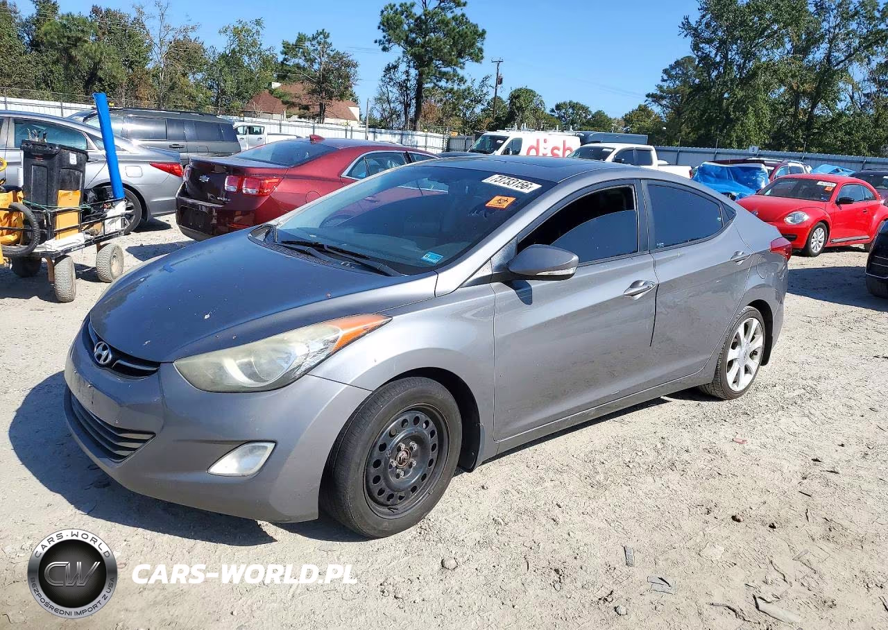 2012 Hyundai Elantra Limited VIN:5NPDH4AE7CH150187 - 1