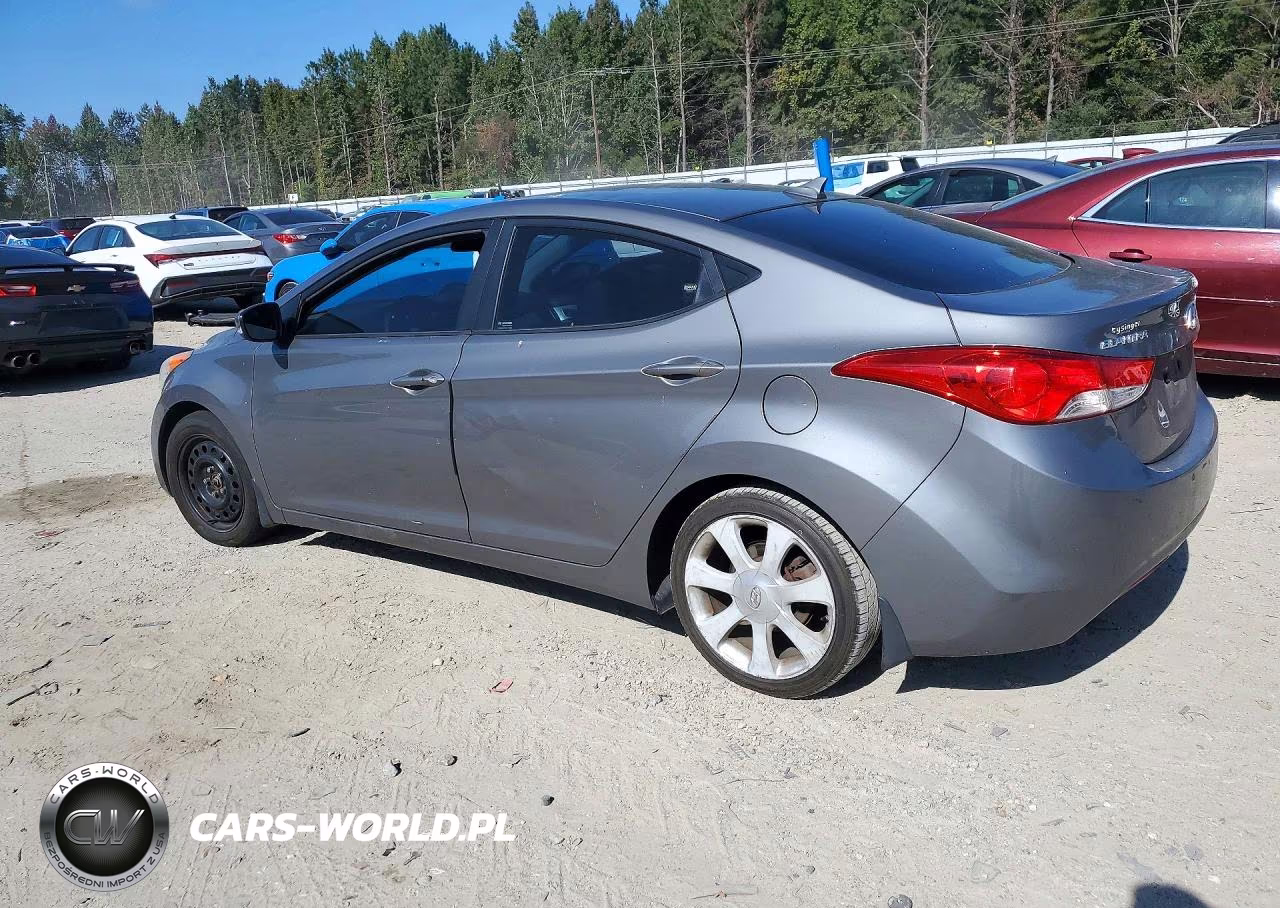 2012 Hyundai Elantra Limited VIN:5NPDH4AE7CH150187 - 2