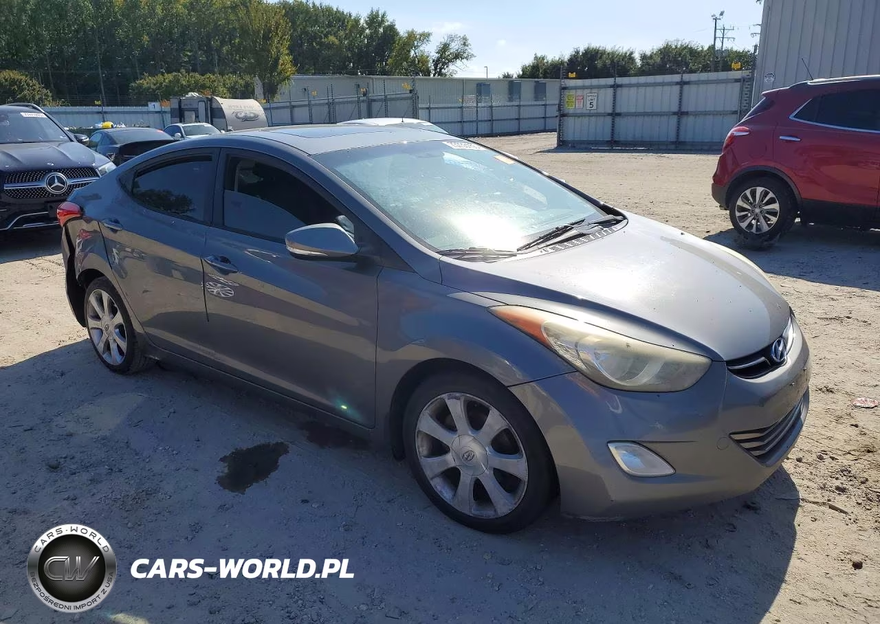 2012 Hyundai Elantra Limited VIN:5NPDH4AE7CH150187 - 4