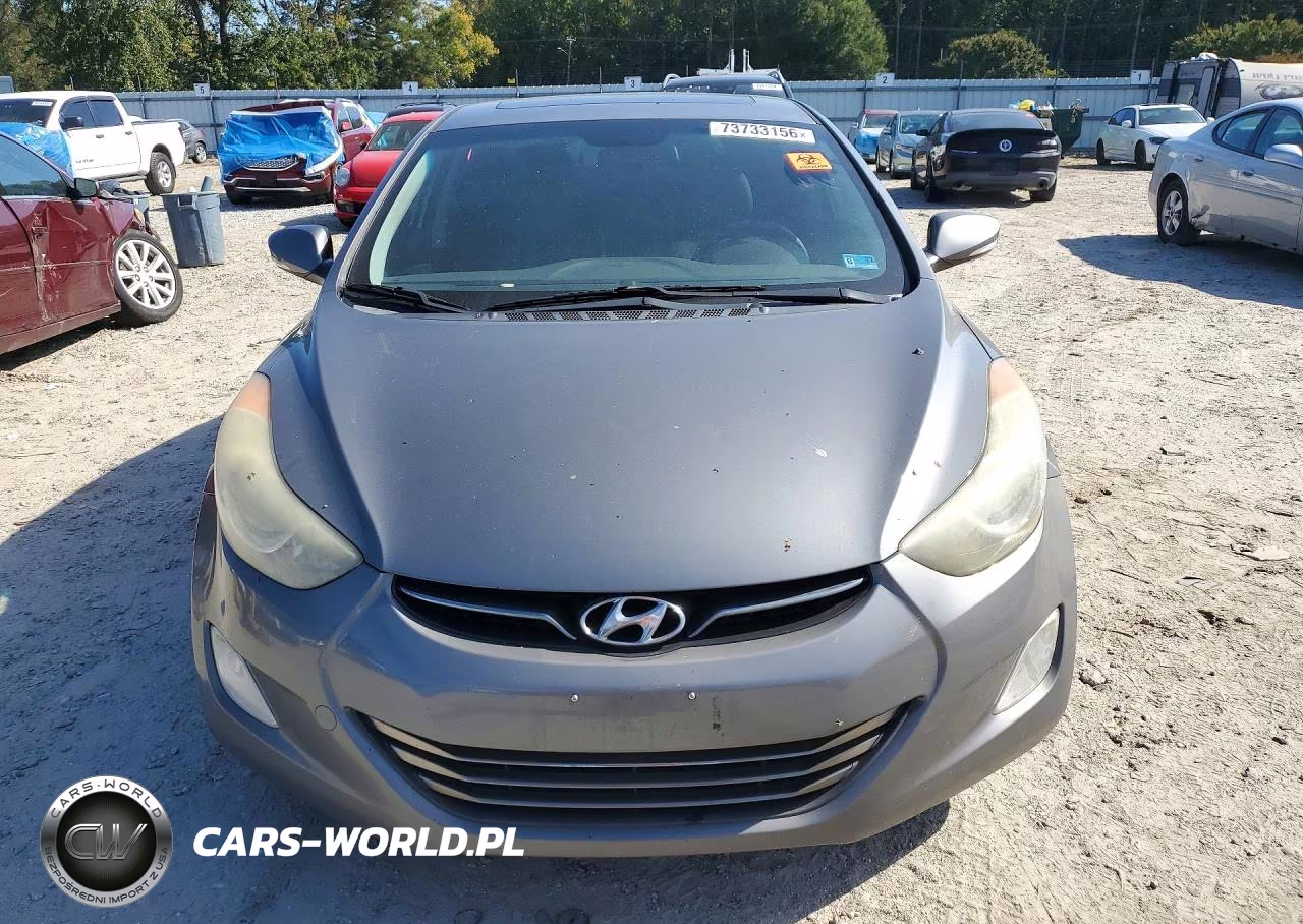 2012 Hyundai Elantra Limited VIN:5NPDH4AE7CH150187 - 5