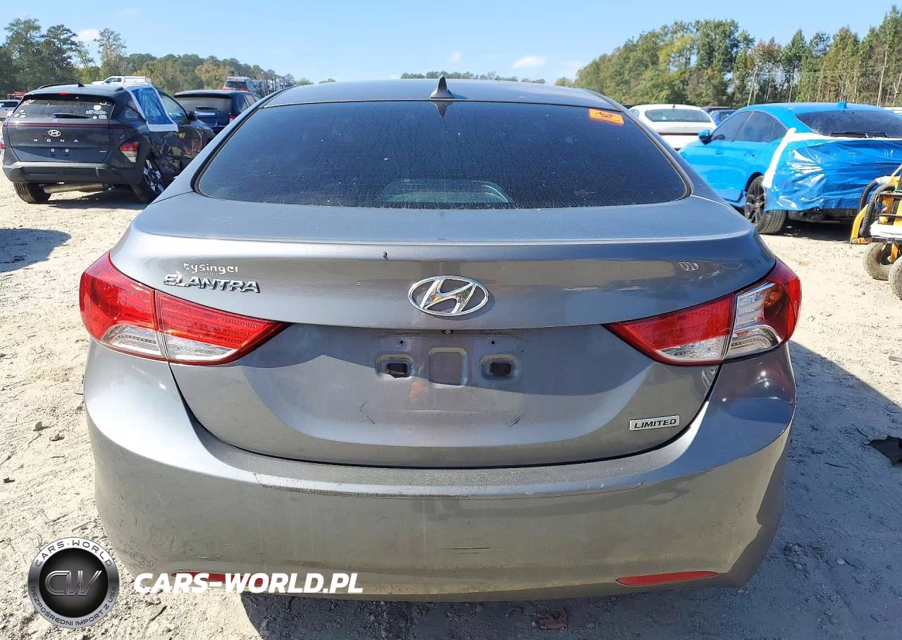 2012 Hyundai Elantra Limited VIN:5NPDH4AE7CH150187 - 6