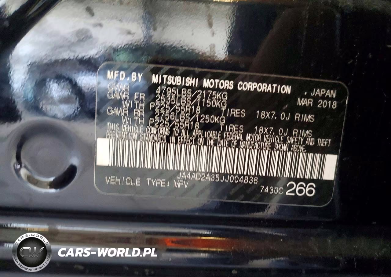 2018 Mitsubishi Outlander Es VIN:JA4AD2A35JJ004838 - 14