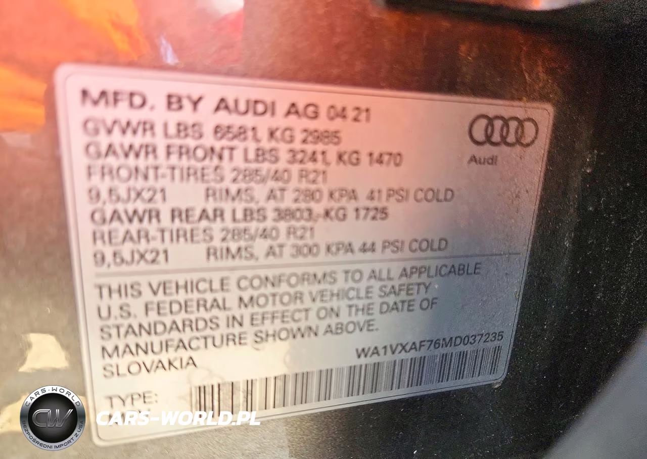 2021 Audi Q7 Prestige VIN:WA1VXAF76MD037235 - 13