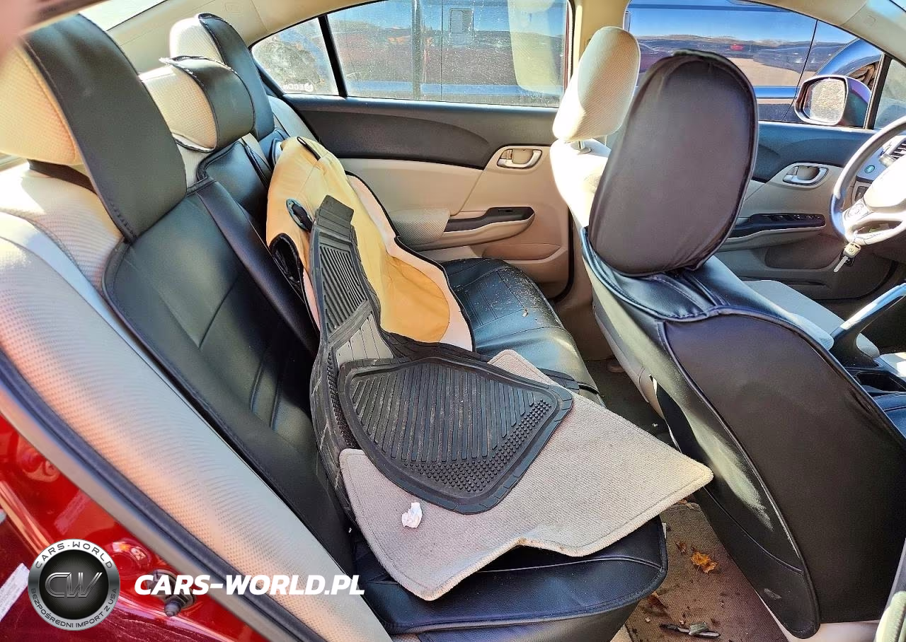 2012 Honda Civic Lx VIN:2HGFB2F50CH607536 - 10