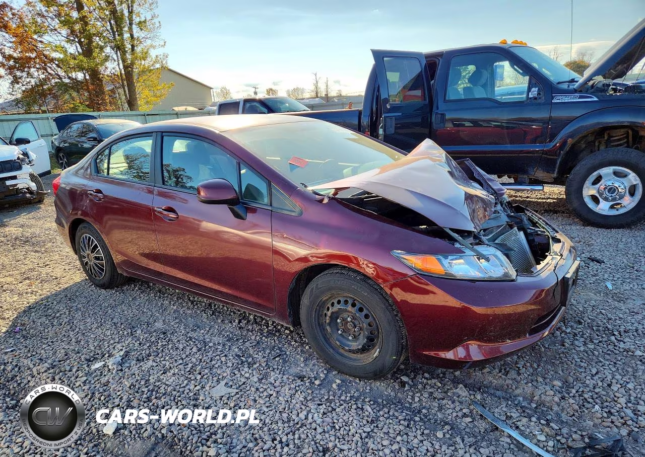 2012 Honda Civic Lx VIN:2HGFB2F50CH607536 - 4