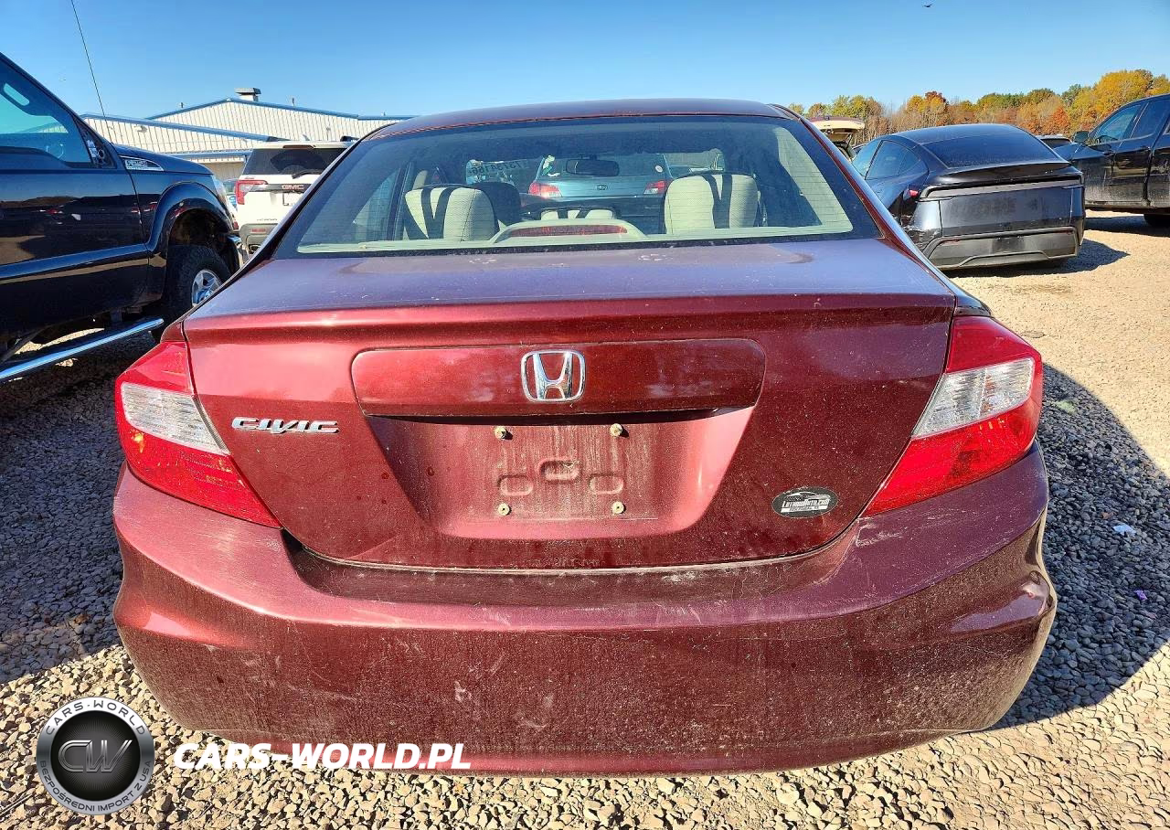 2012 Honda Civic Lx VIN:2HGFB2F50CH607536 - 6