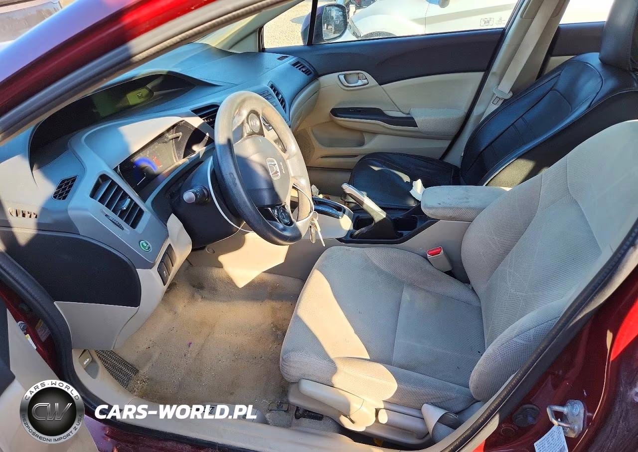 2012 Honda Civic Lx VIN:2HGFB2F50CH607536 - 7