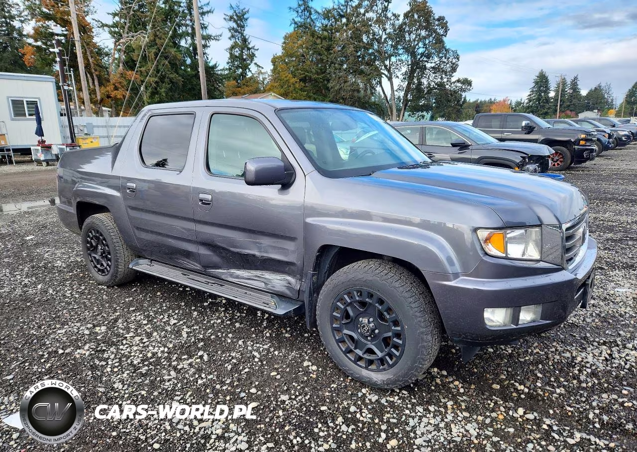 2014 Honda Ridgeline Rtl VIN:5FPYK1F53EB002590 - 4