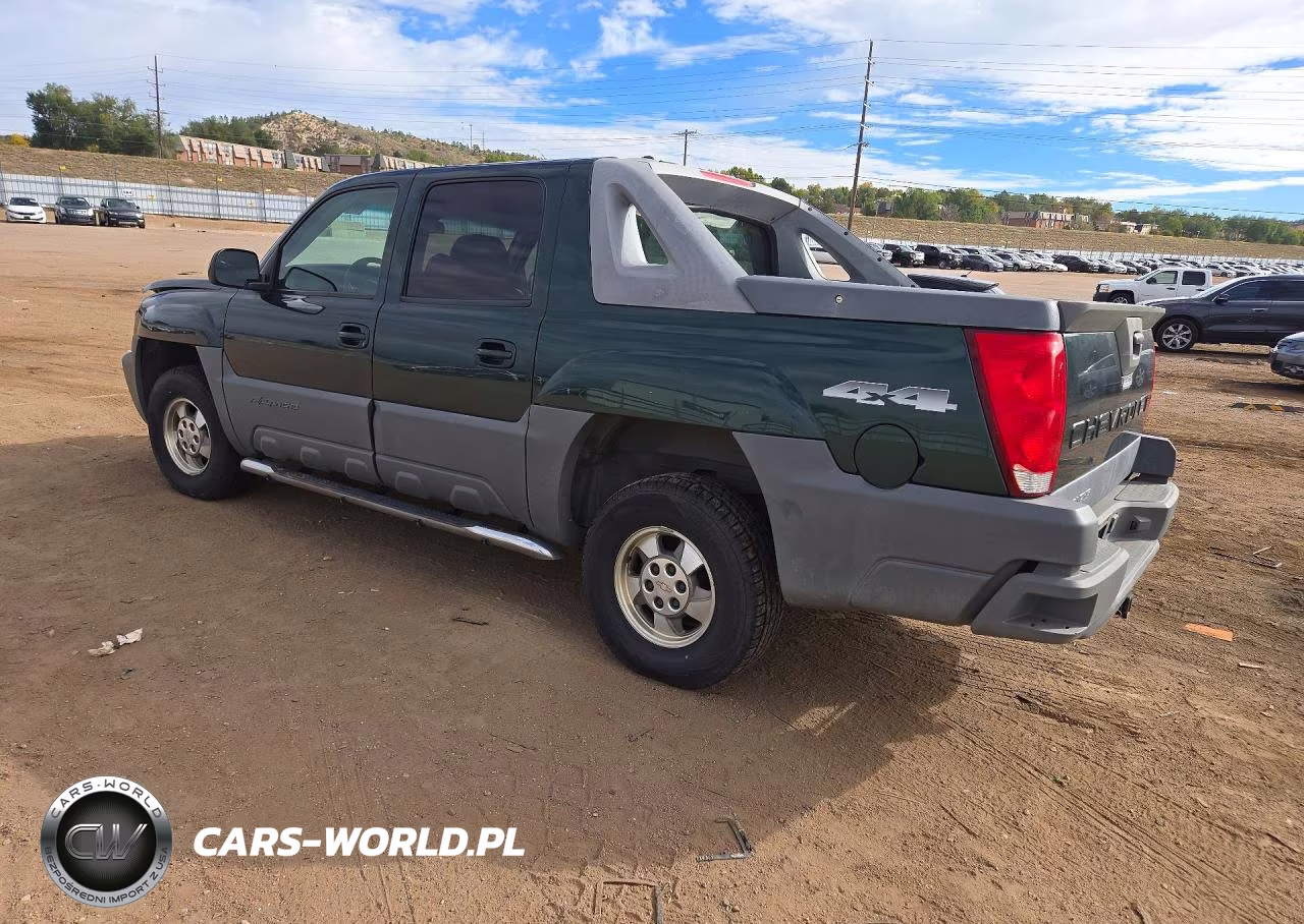 2002 Chevrolet Avalanche K1500 VIN:3GNEK13TX2G312120 - 2