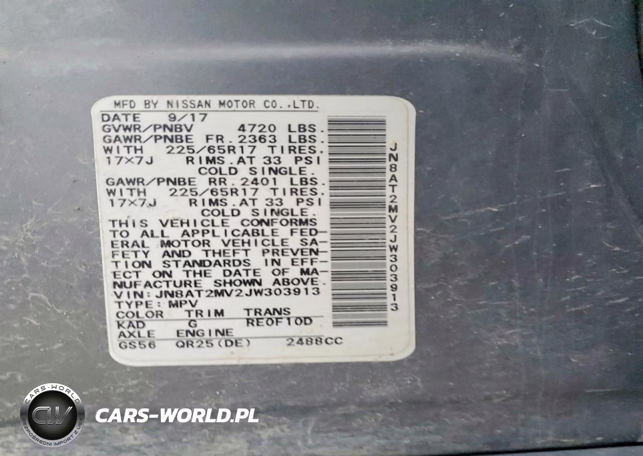 2018 Nissan Rogue S VIN:JN8AT2MV2JW303913 - 13