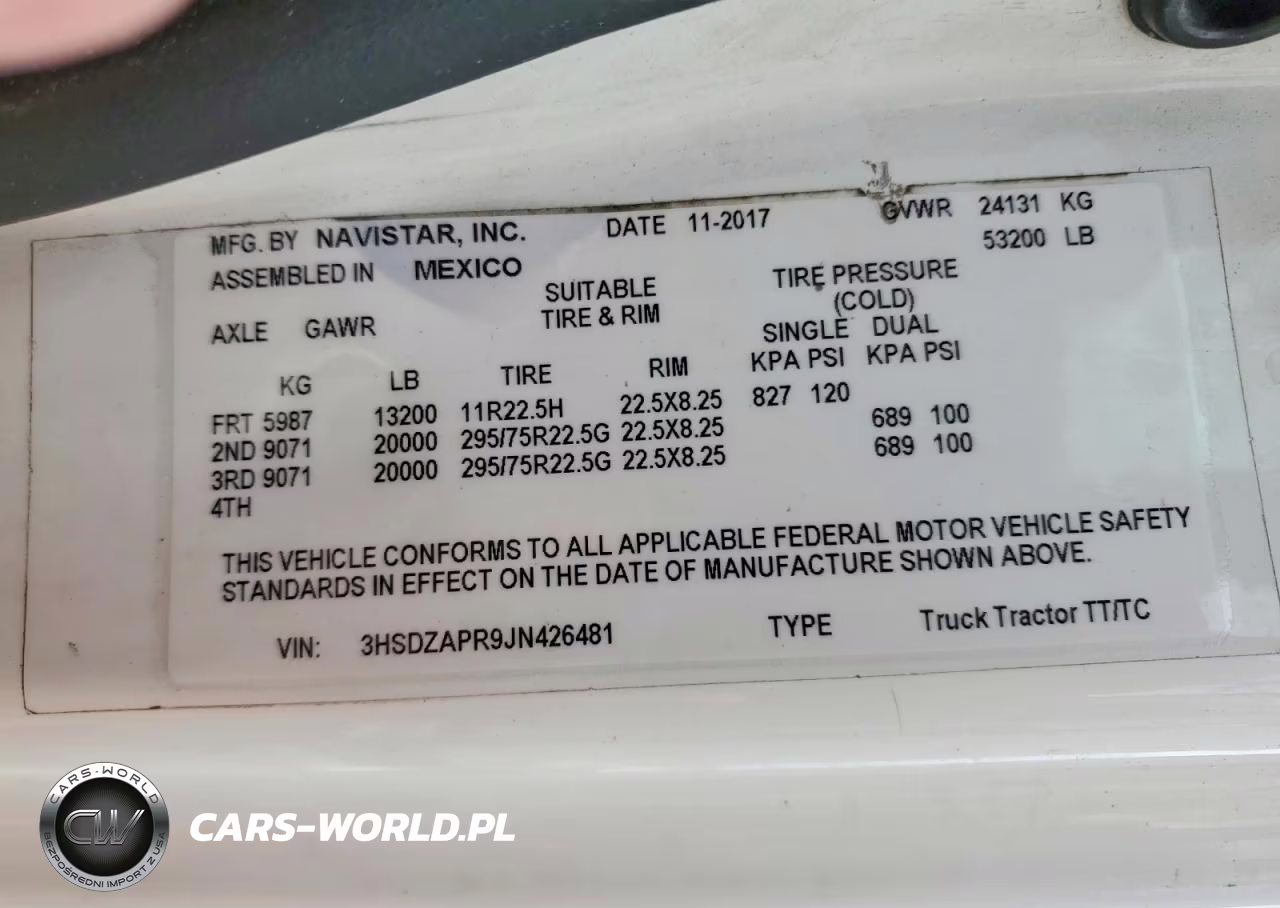 2018 International Lt625 Semi Truck VIN:3HSDZAPR9JN426481 - 10