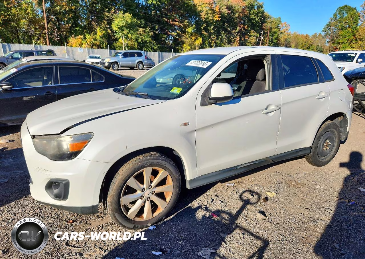 2013 Mitsubishi Outlander Sport Es VIN:4A4AP3AU9DE016332 - 1