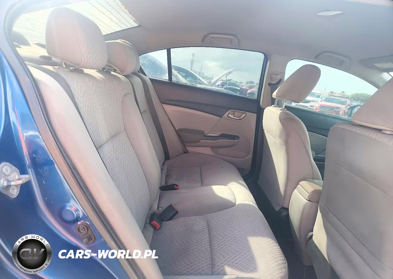 2014 Honda Civic Lx VIN:2HGFB2F57EH518047 - 10