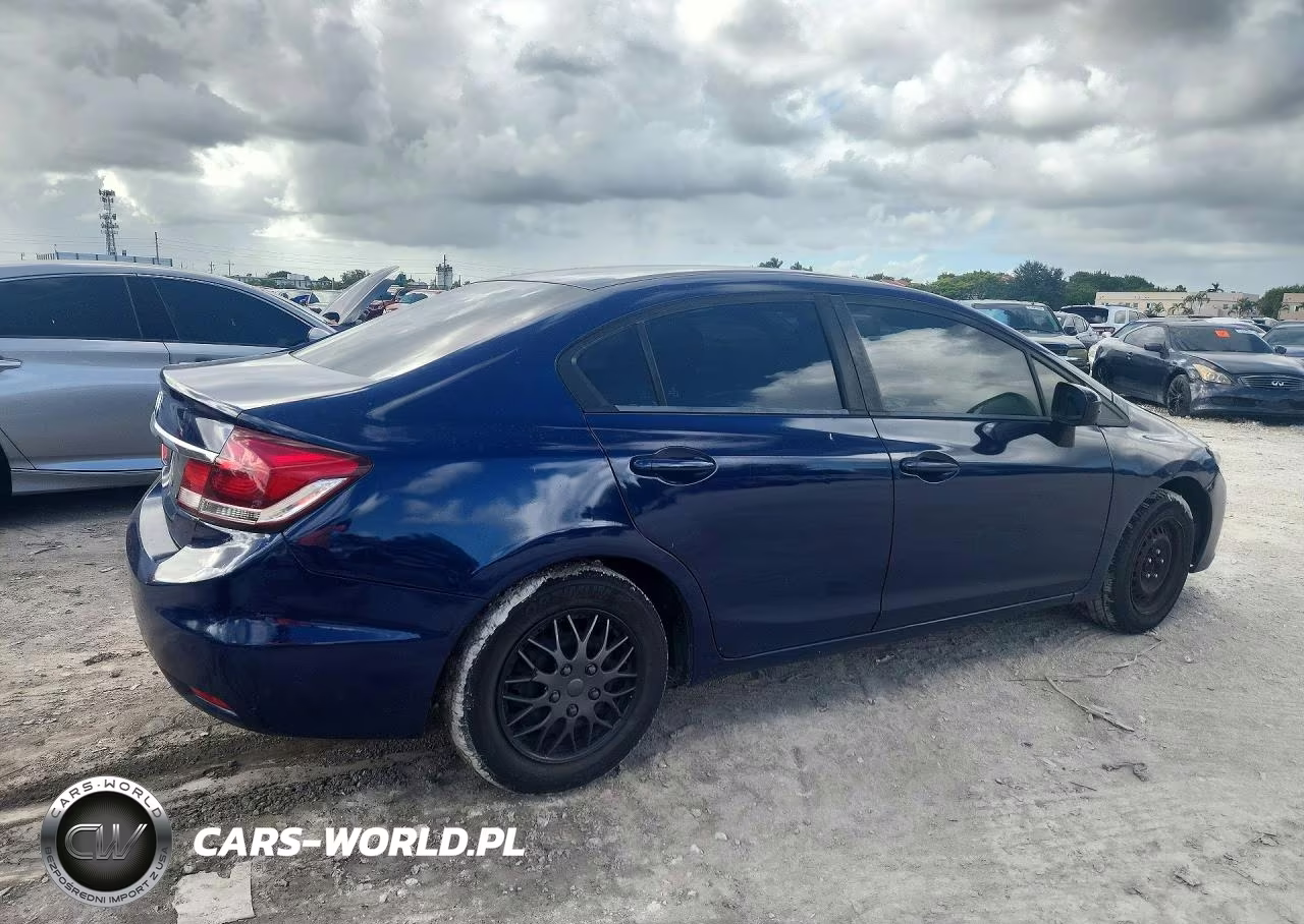 2014 Honda Civic Lx VIN:2HGFB2F57EH518047 - 3