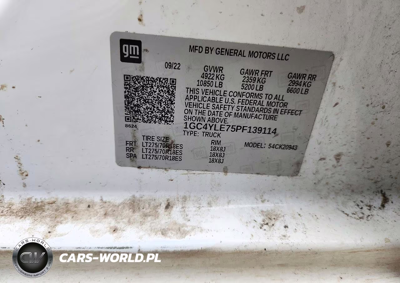 2023 Chevrolet Silverado K2500 Heavy Duty VIN:1GC4YLE75PF139114 - 12
