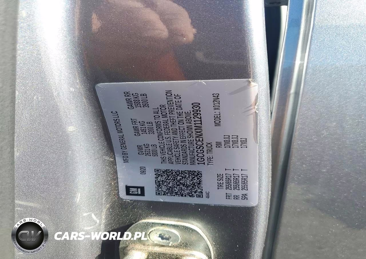2021 Chevrolet Colorado Lt VIN:1GCGSCENXM1129930 - 12