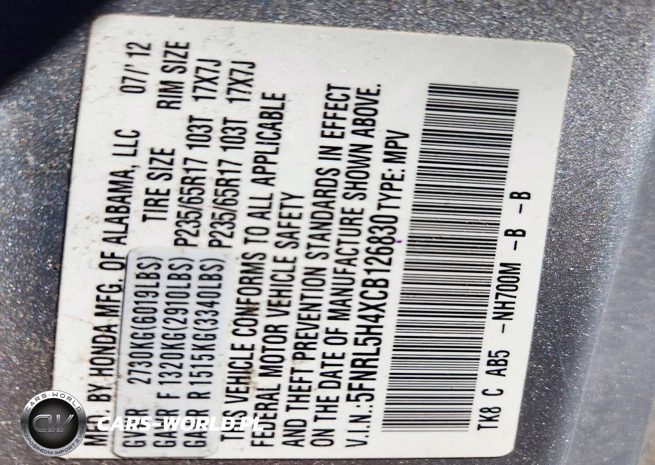 2012 Honda Odyssey Ex VIN:5FNRL5H4XCB126830 - 13