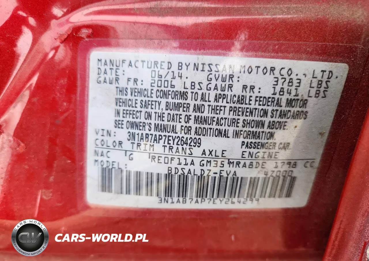 2014 Nissan Sentra Sv VIN:3N1AB7AP7EY264299 - 12