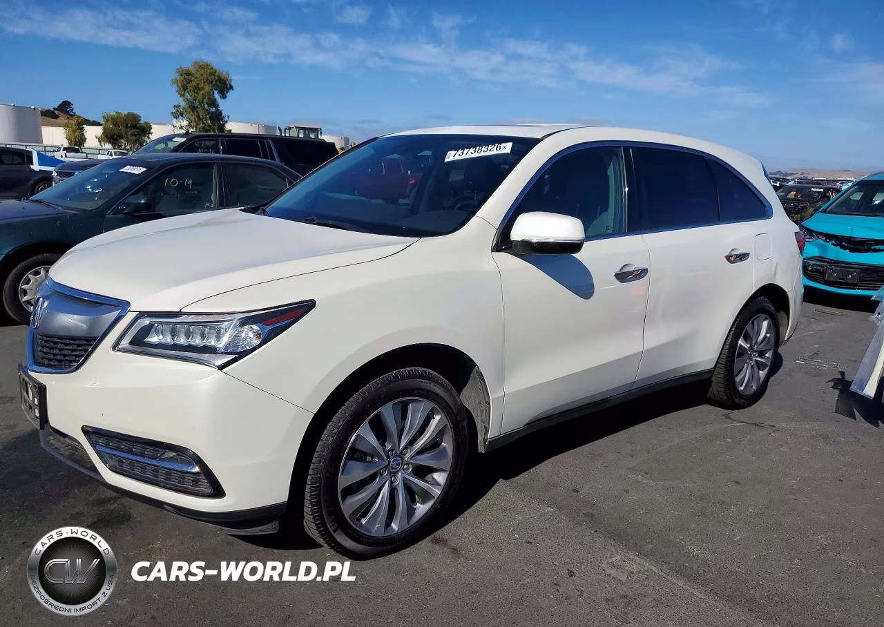2014 Acura Mdx Technology Package VIN:5FRYD4H45EB023853 - 1