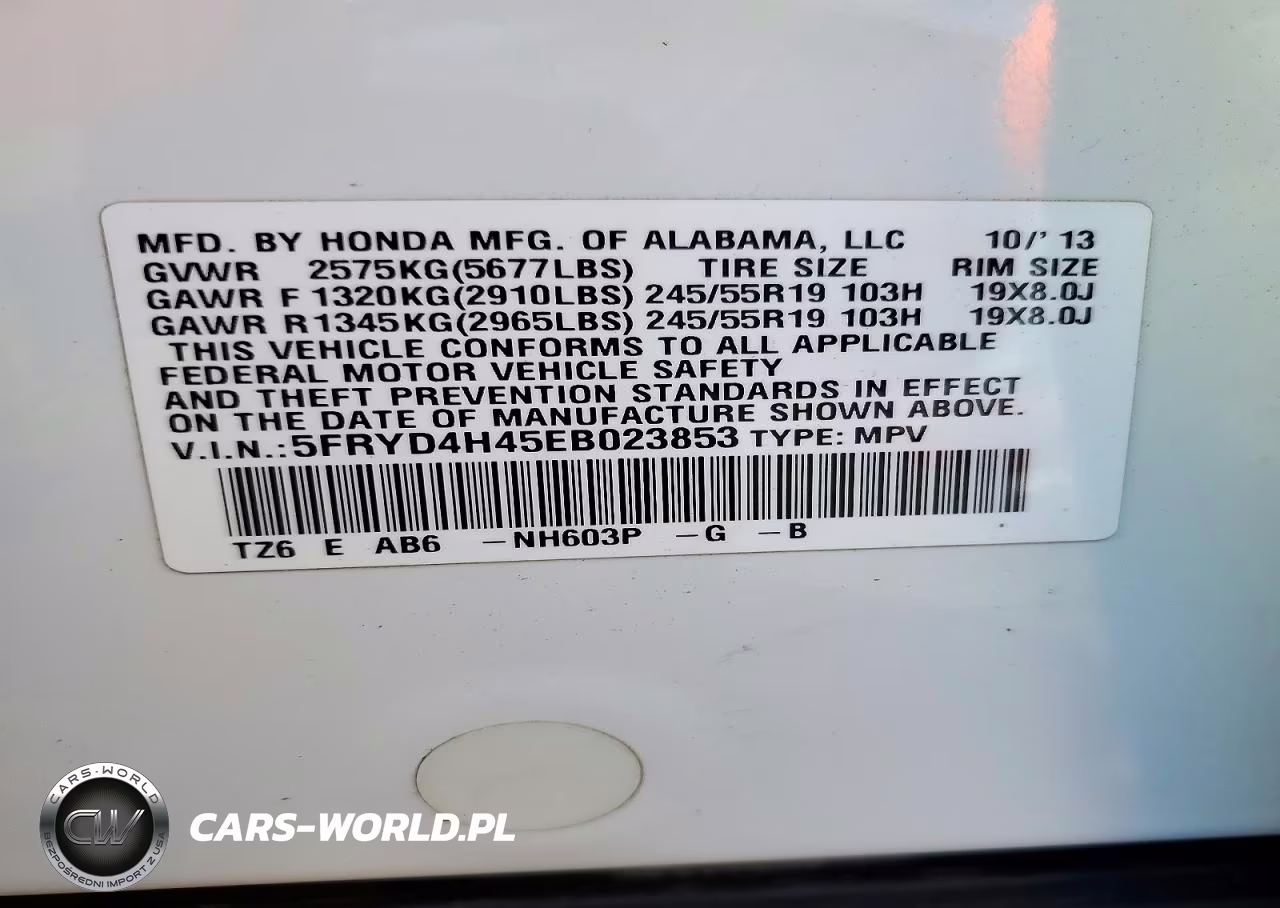 2014 Acura Mdx Technology Package VIN:5FRYD4H45EB023853 - 13