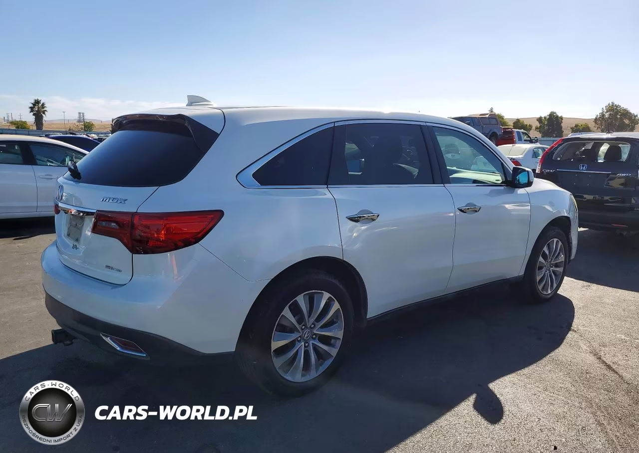 2014 Acura Mdx Technology Package VIN:5FRYD4H45EB023853 - 3