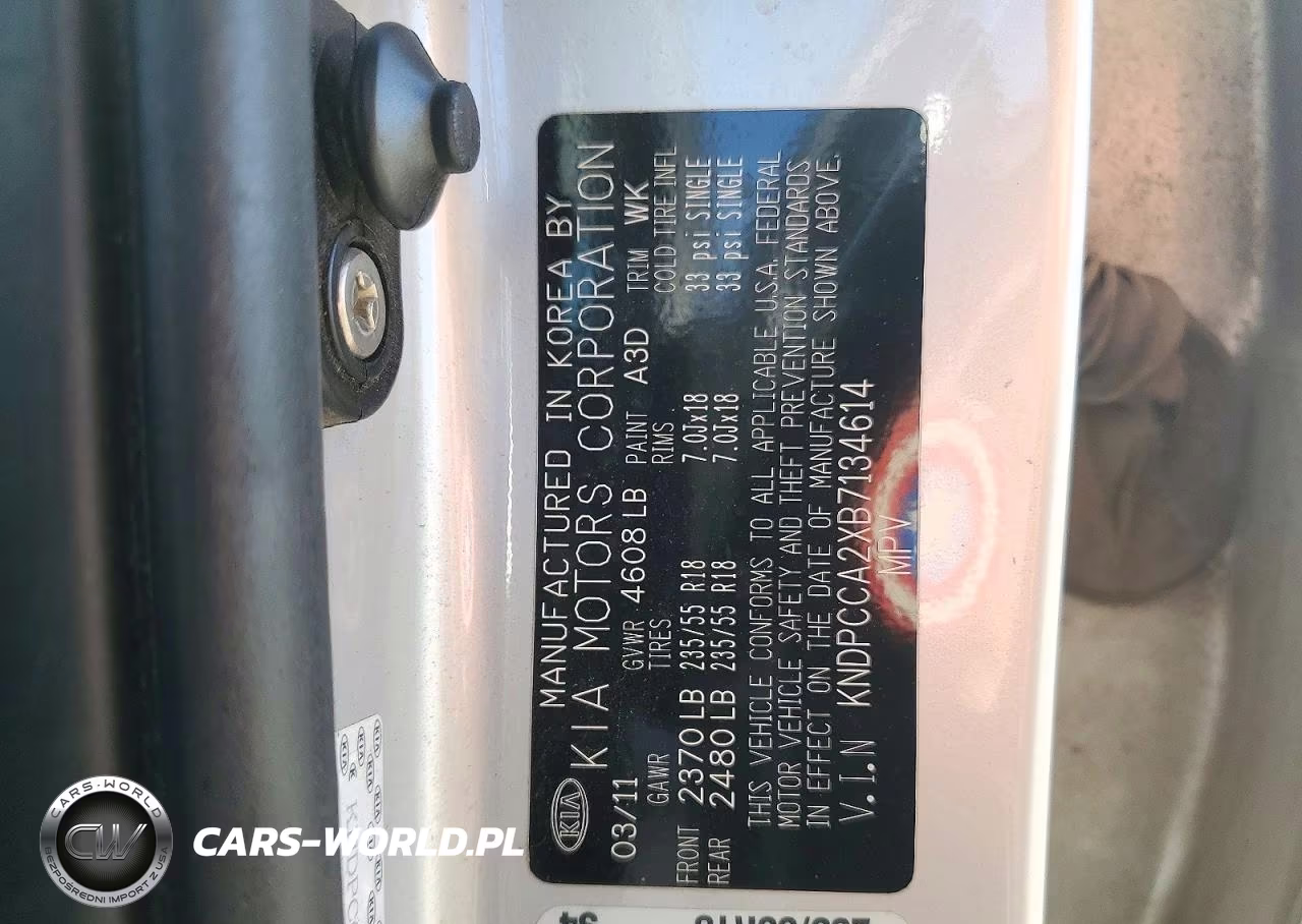 2011 Kia Sportage Ex VIN:KNDPCCA2XB7134614 - 13