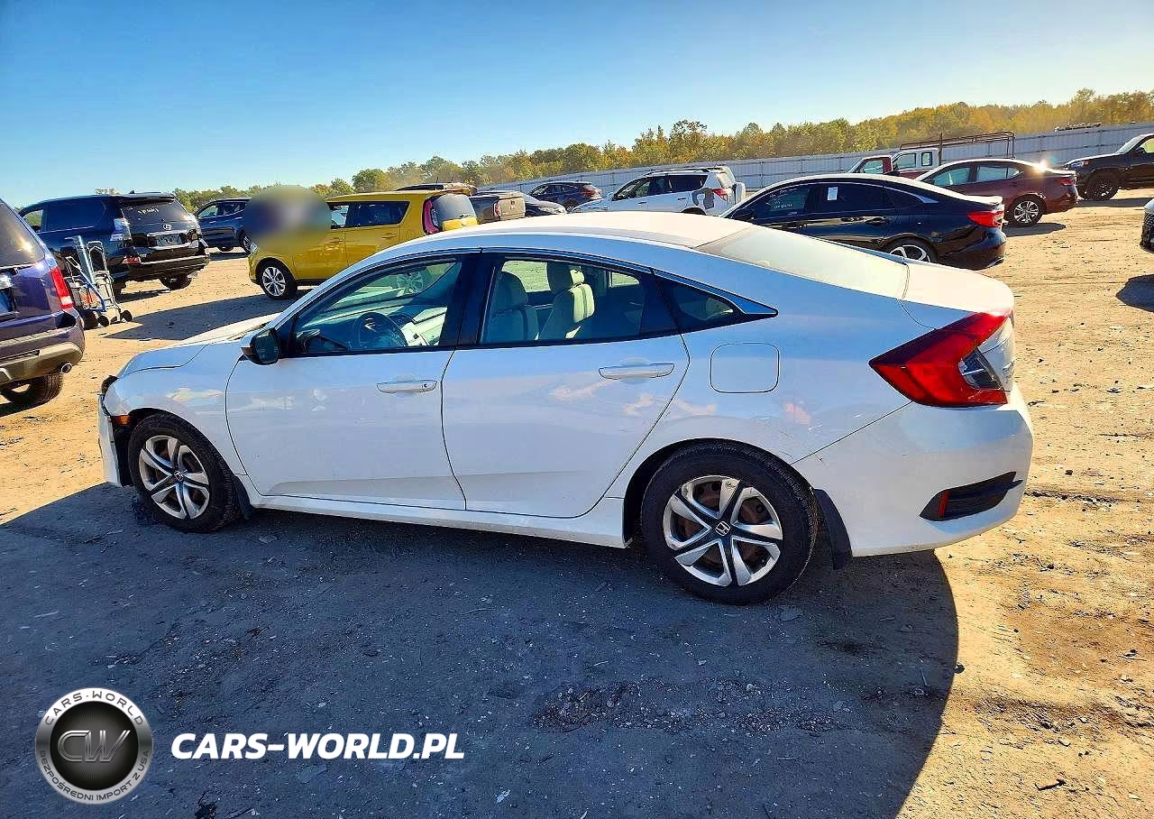 2016 Honda Civic Lx VIN:19XFC2F58GE088927 - 2