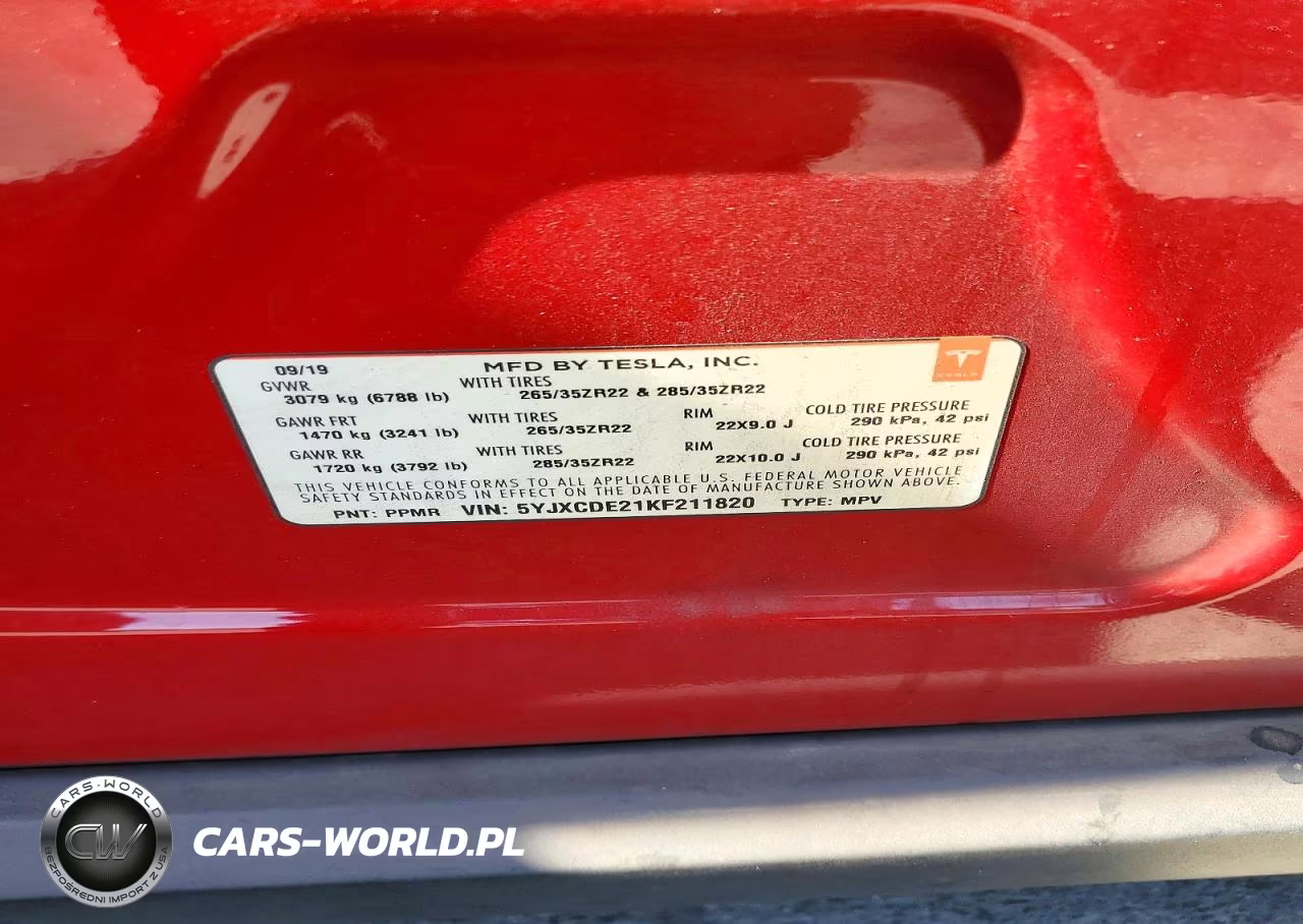 2019 Tesla Model X VIN:5YJXCDE21KF211820 - 13